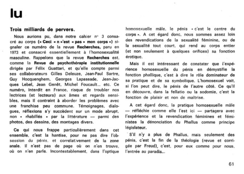 *Les Cahiers du GRIF*, №4, 1974